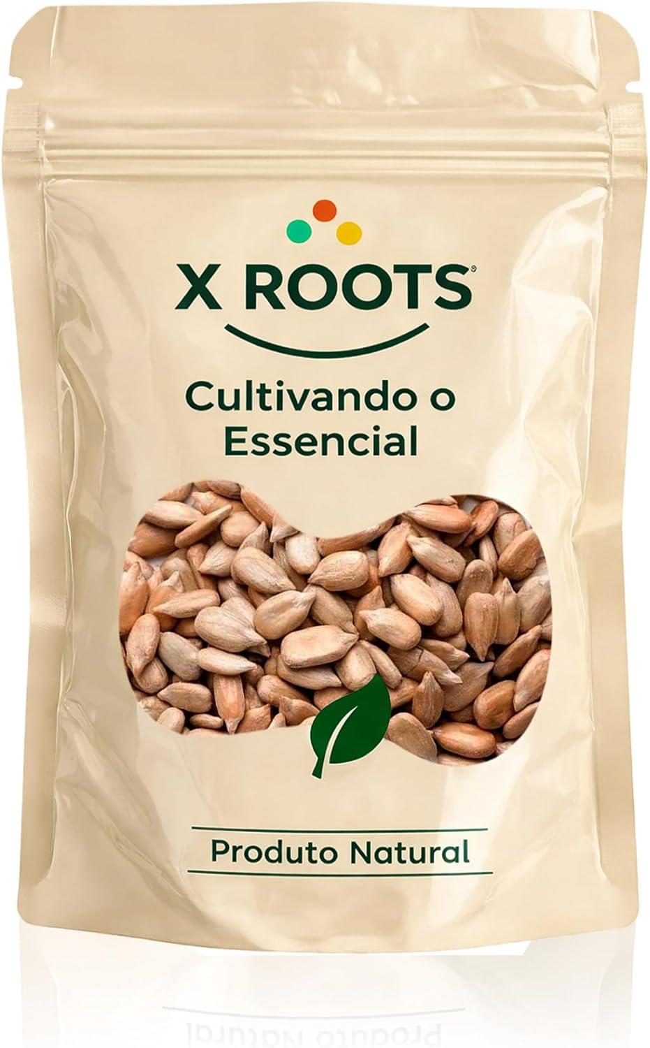 X Roots Semente de Girassol Pepita 1kg | Fonte de Proteínas, Fibras e Gorduras Saudáveis