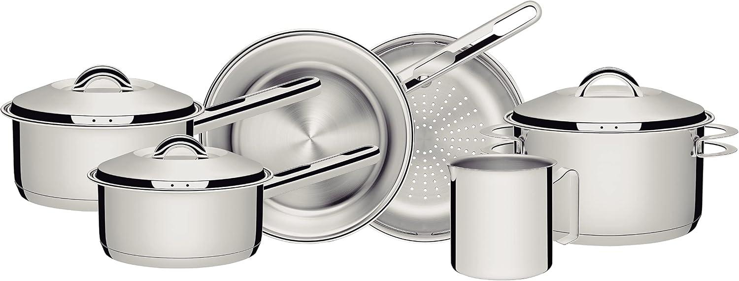 Tramontina Jogo de Panelas de Aço Inox 6 peças Solar