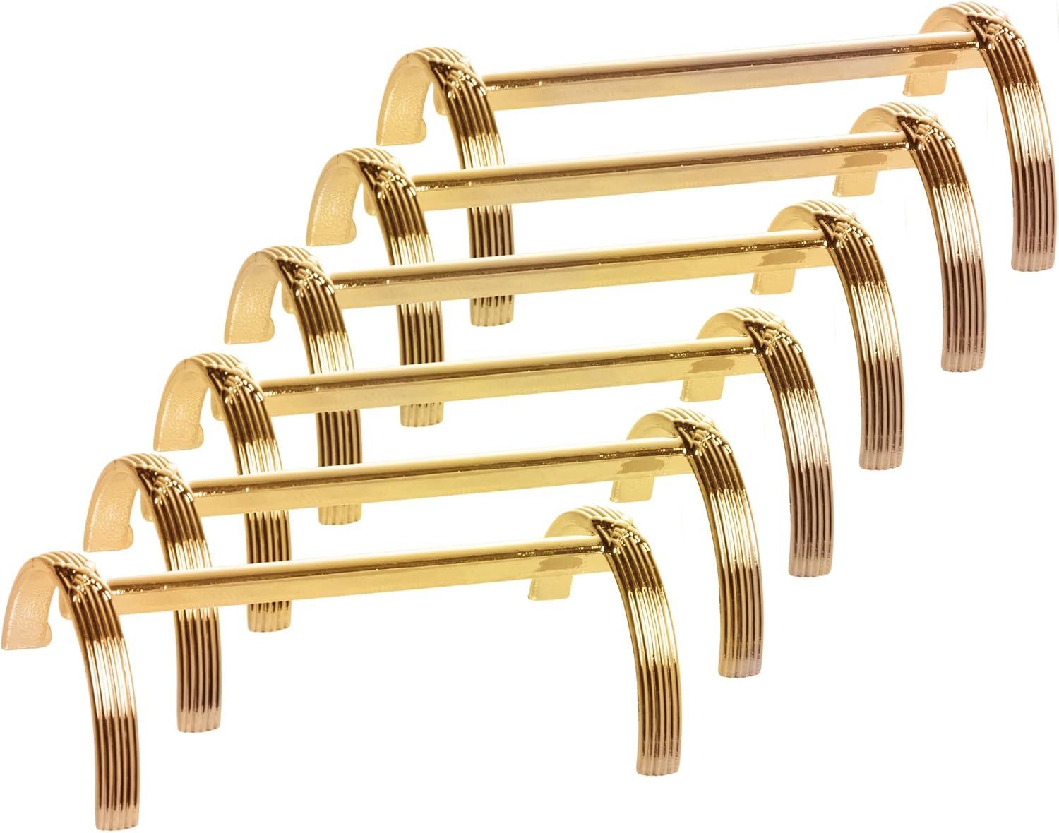 WOLFF - Conjunto 6 Dencansos para Talheres Maitê 8cm x 4cm x 2cm Dourado Zamac