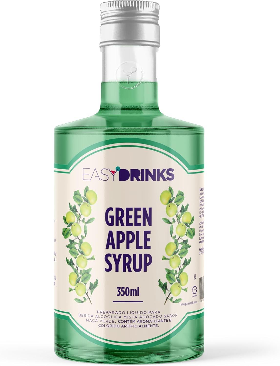 Easy Drinks - Xarope de 350ml (Maçã Verde)
