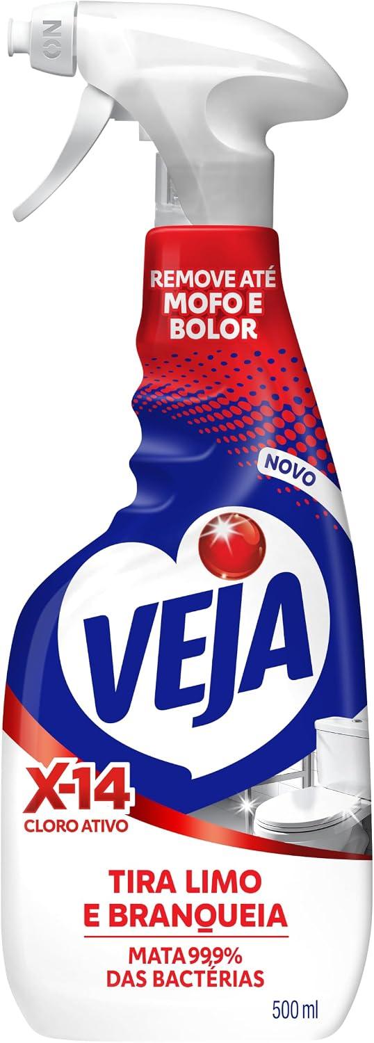 Limpador Spray Banheiro X14 Tira Limo 500ml, Veja