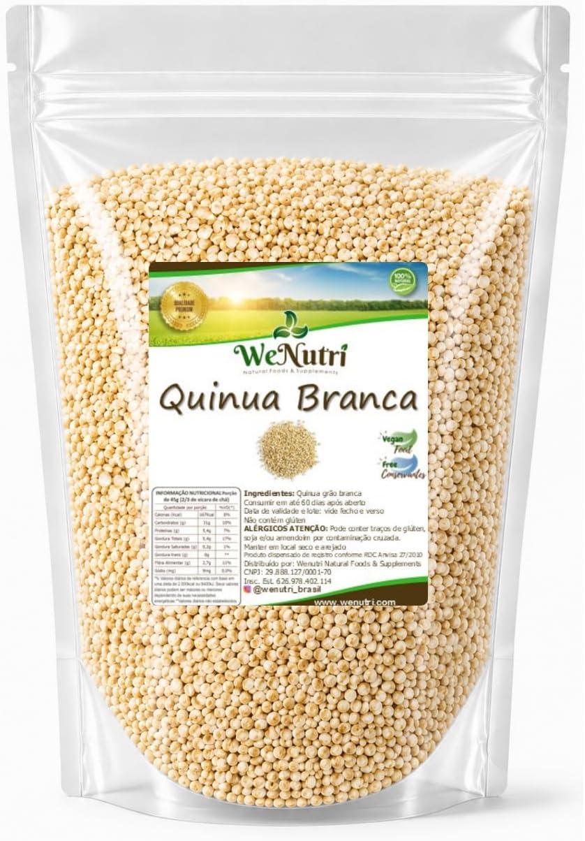 Quinoa Quinua Branca em Grãos Peruana 500g Wenutri