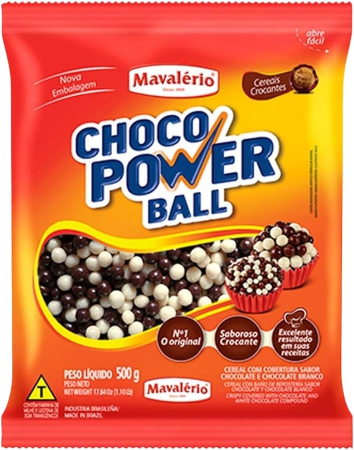 Choco Power Ball Medio Sortido 500G Mavalério