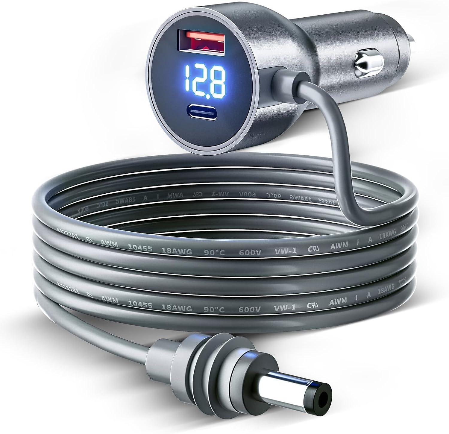 Cabo de Alimentação 3 em 1 para Starlink Mini, 3m, com Carregador de Carro e Adaptador USB-C/USB-A LP-086