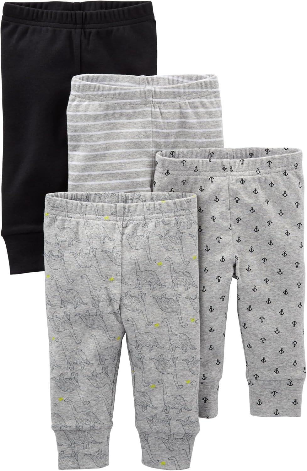 Calças Pacote com 4 calças neutras Simple Joys by Carter'sUnisex Bebê