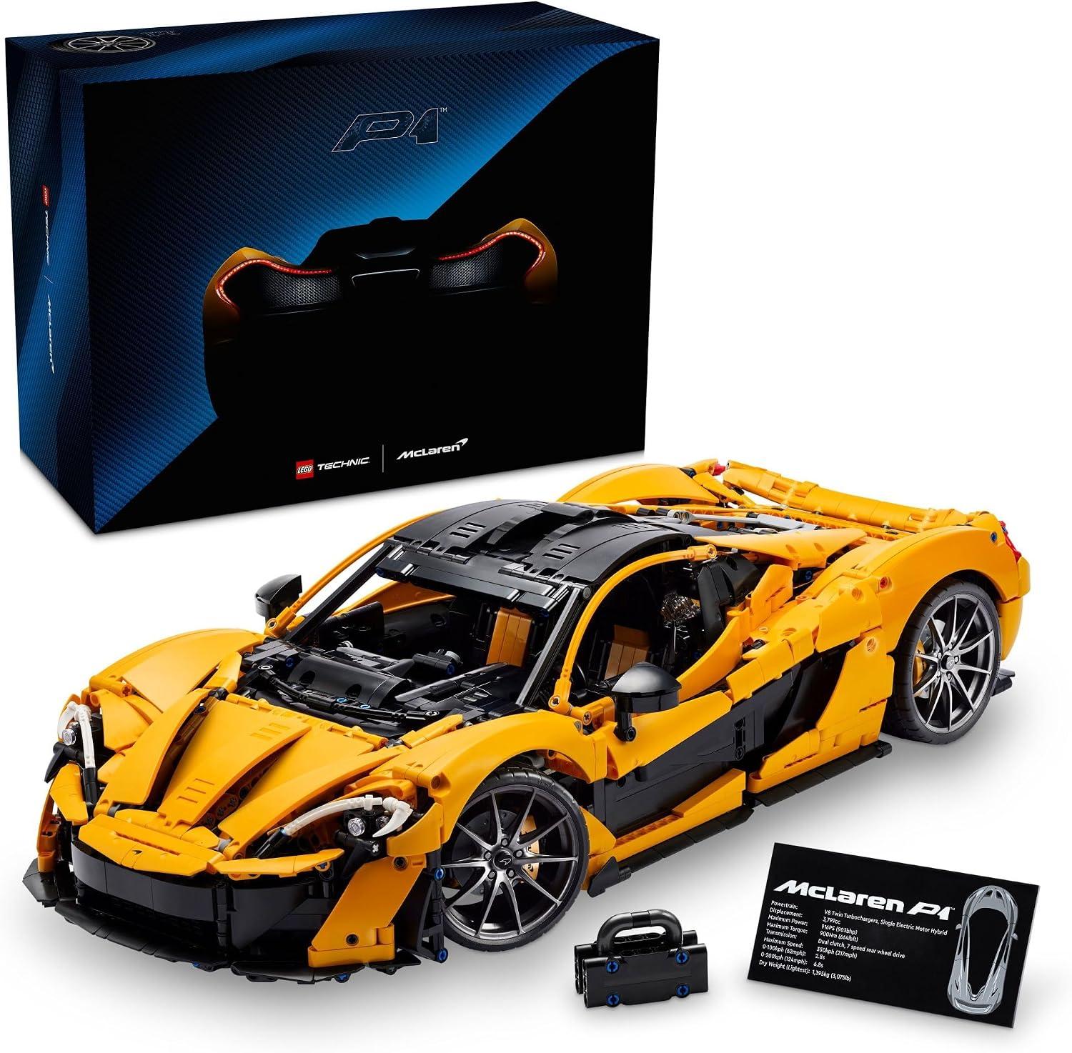 LEGO Technic McLaren P1, Conjunto de Hipercarro para Adultos 42172