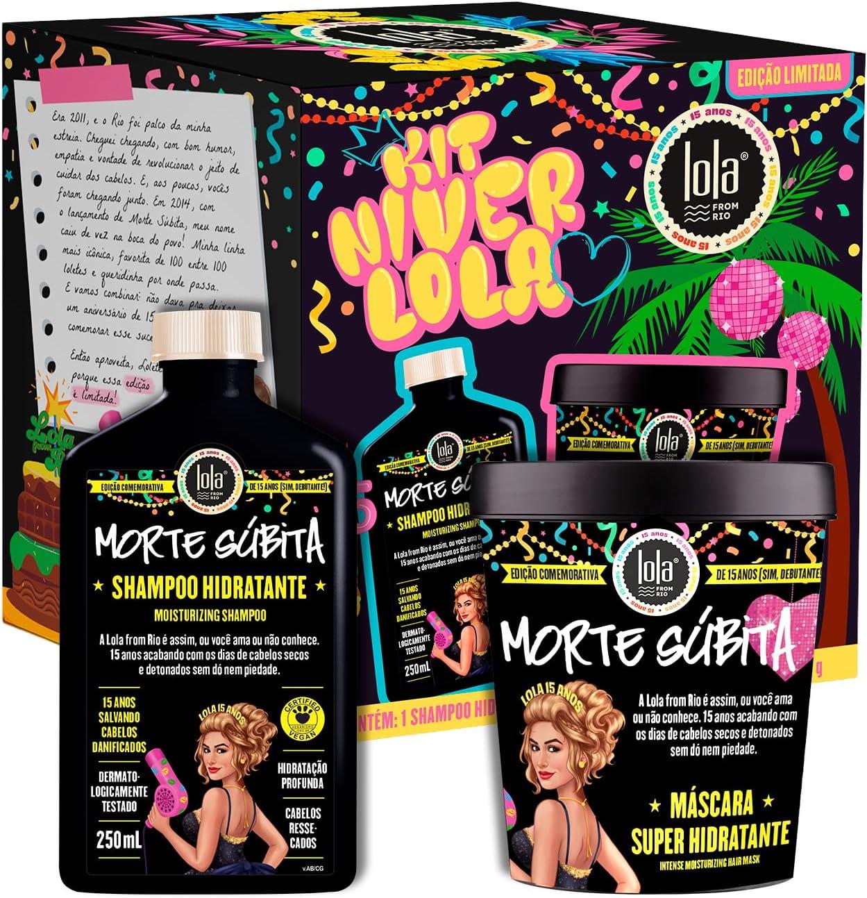 Kit Morte Súbita - Shampoo e Máscara - Edição comemorativa - Lola From Rio