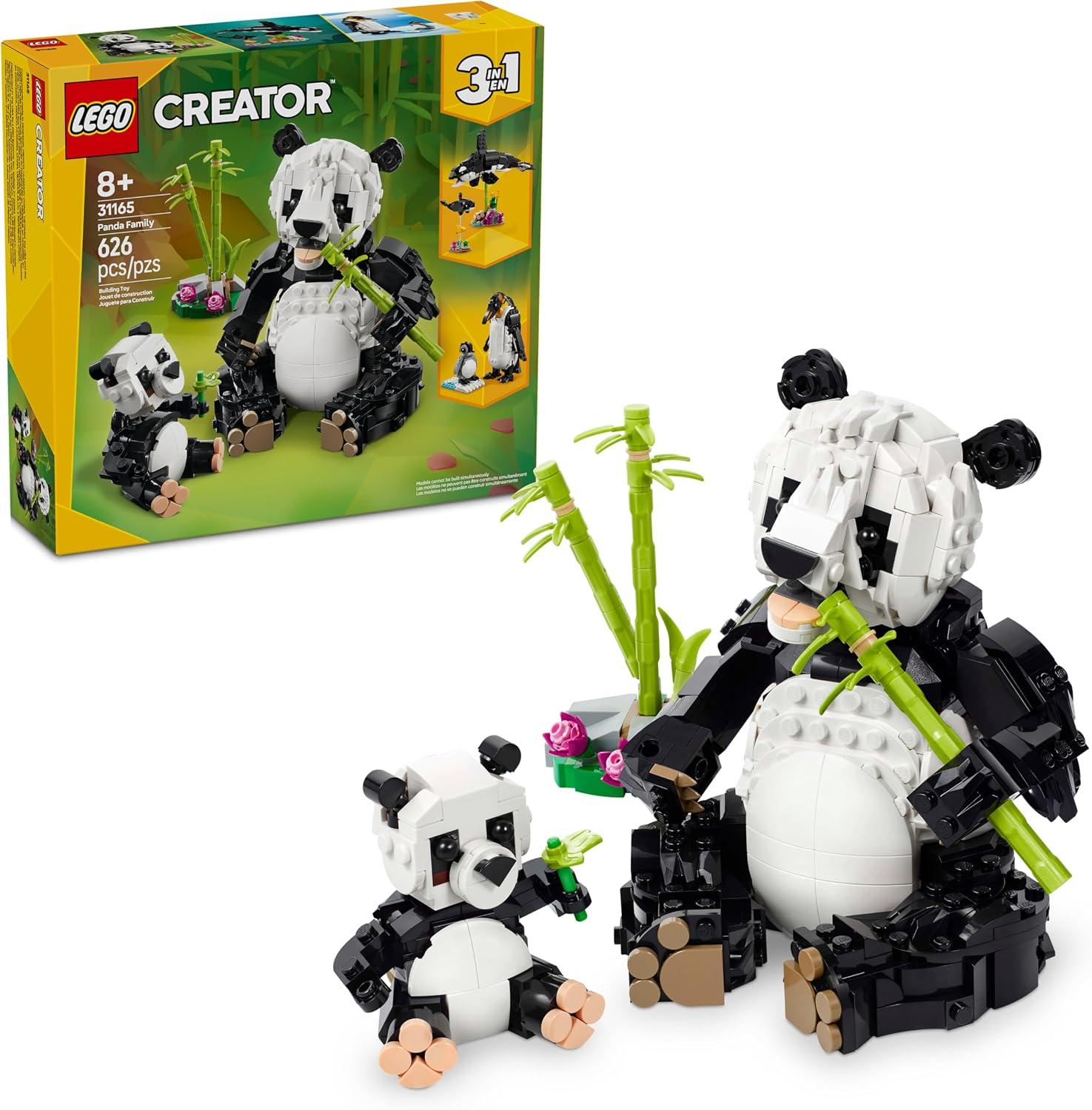 LEGO Creator Animais Selvagens: Família de Pandas 31165