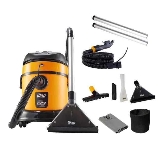 WAP Extratora de Sujeira HOME CLEANER, 20 Litros, Limpeza de Pisos, Carpetes e Estofados, Filtro Lavável, 1600W 220V
