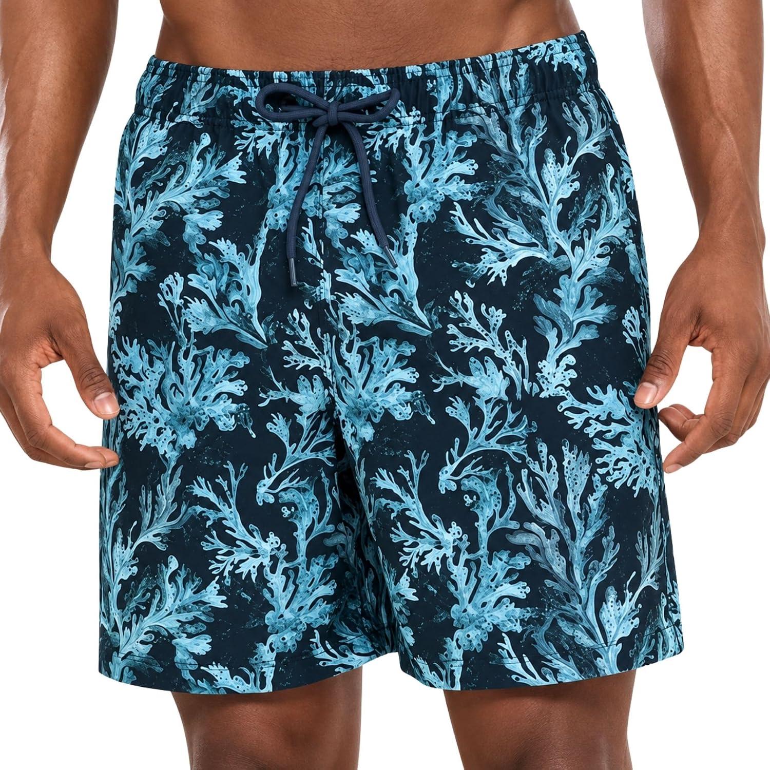 Short Praia Masculino Mash Bermuda Dryfit Elastano Coral