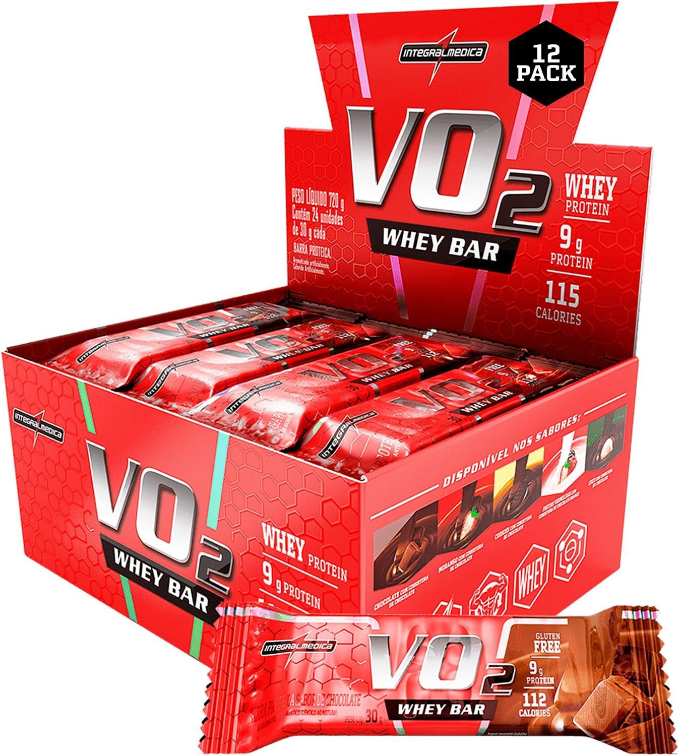 Vo2 Protein Bar Chocolate - 12un