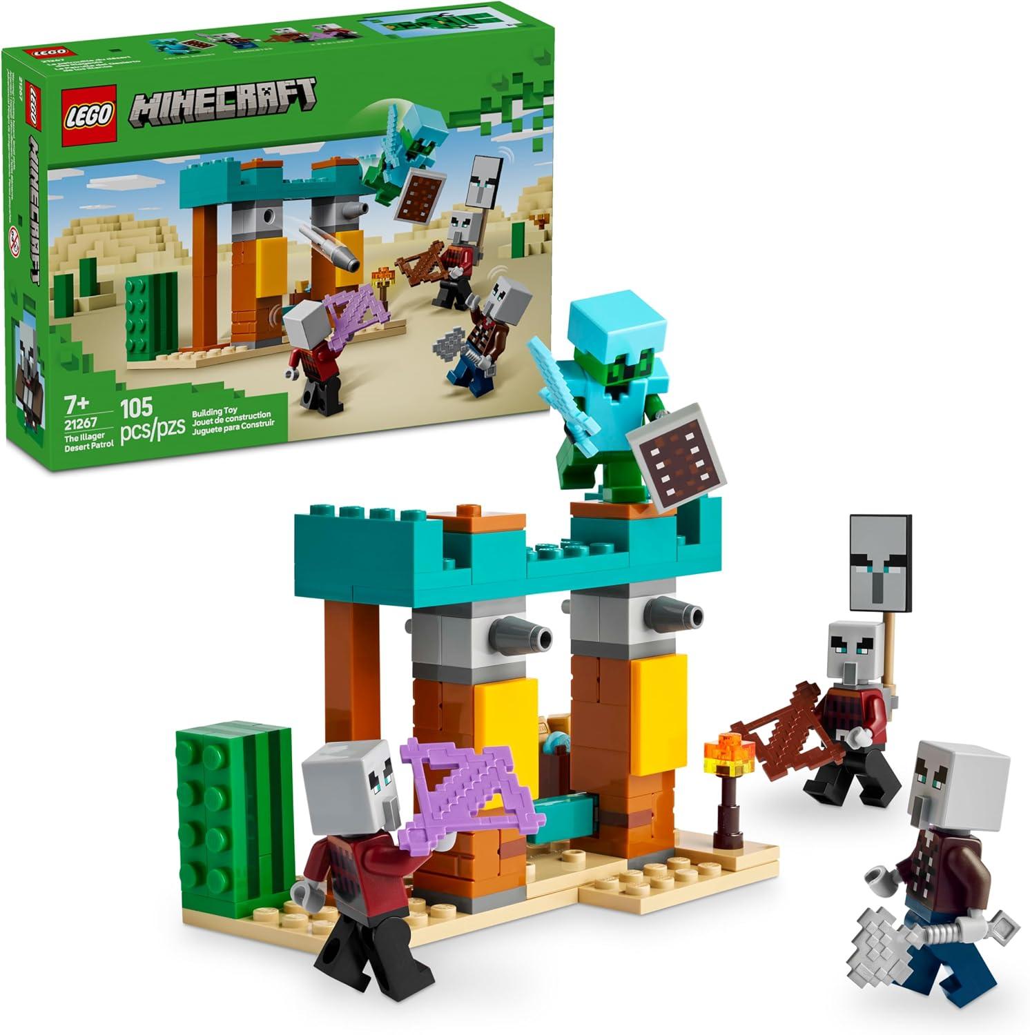 LEGO Minecraft A Patrulha de Illagers no Deserto 21267 (105 Peças)