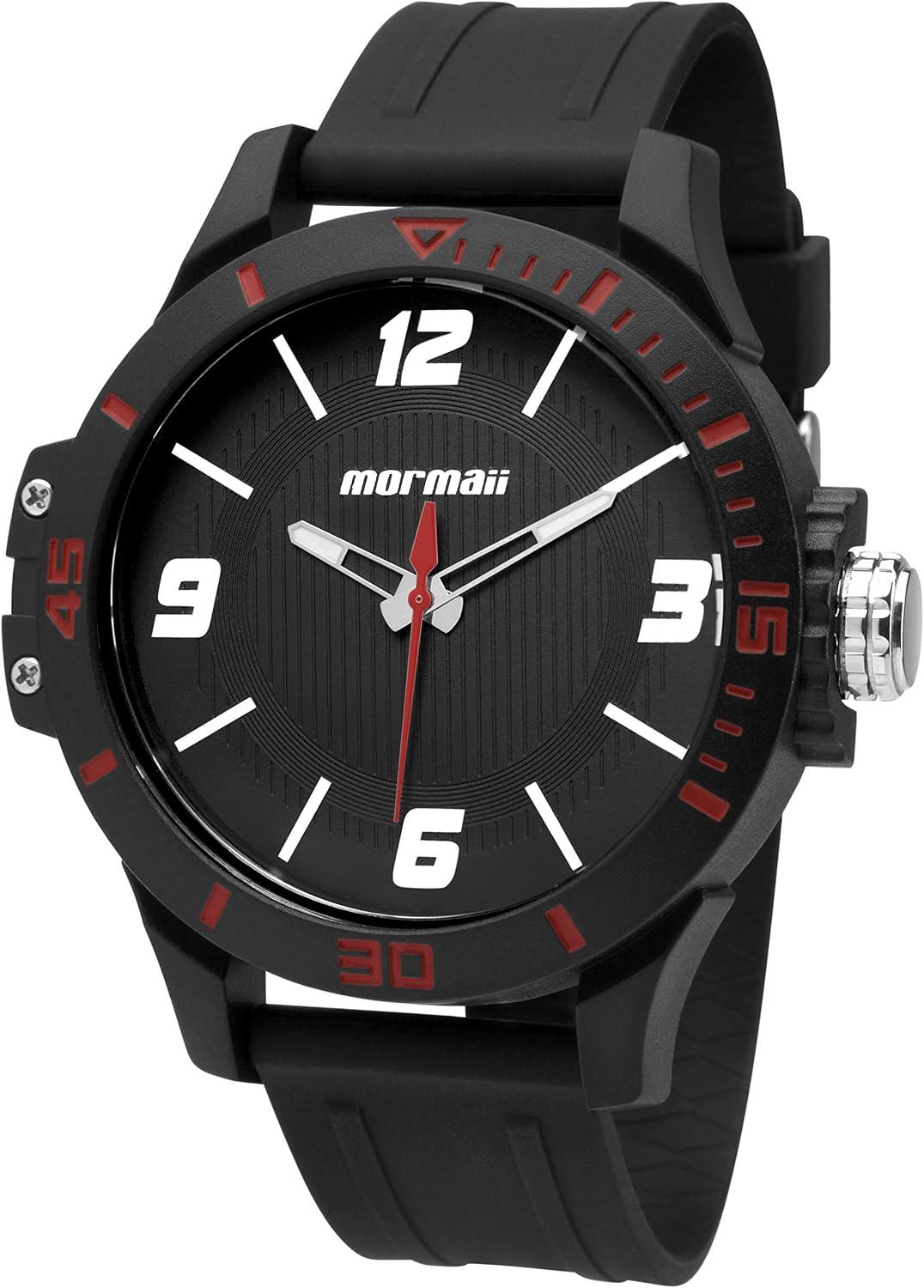 Relógio Mormaii Masculino Casual Preto - MOPC21JAO/8R