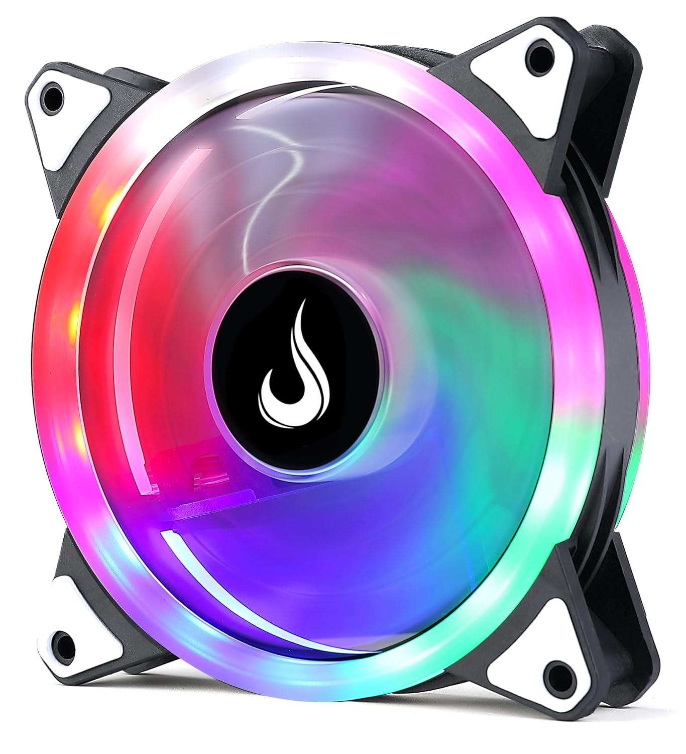 Rise Mode Galaxy Ventoinha 120mm LED Rainbow