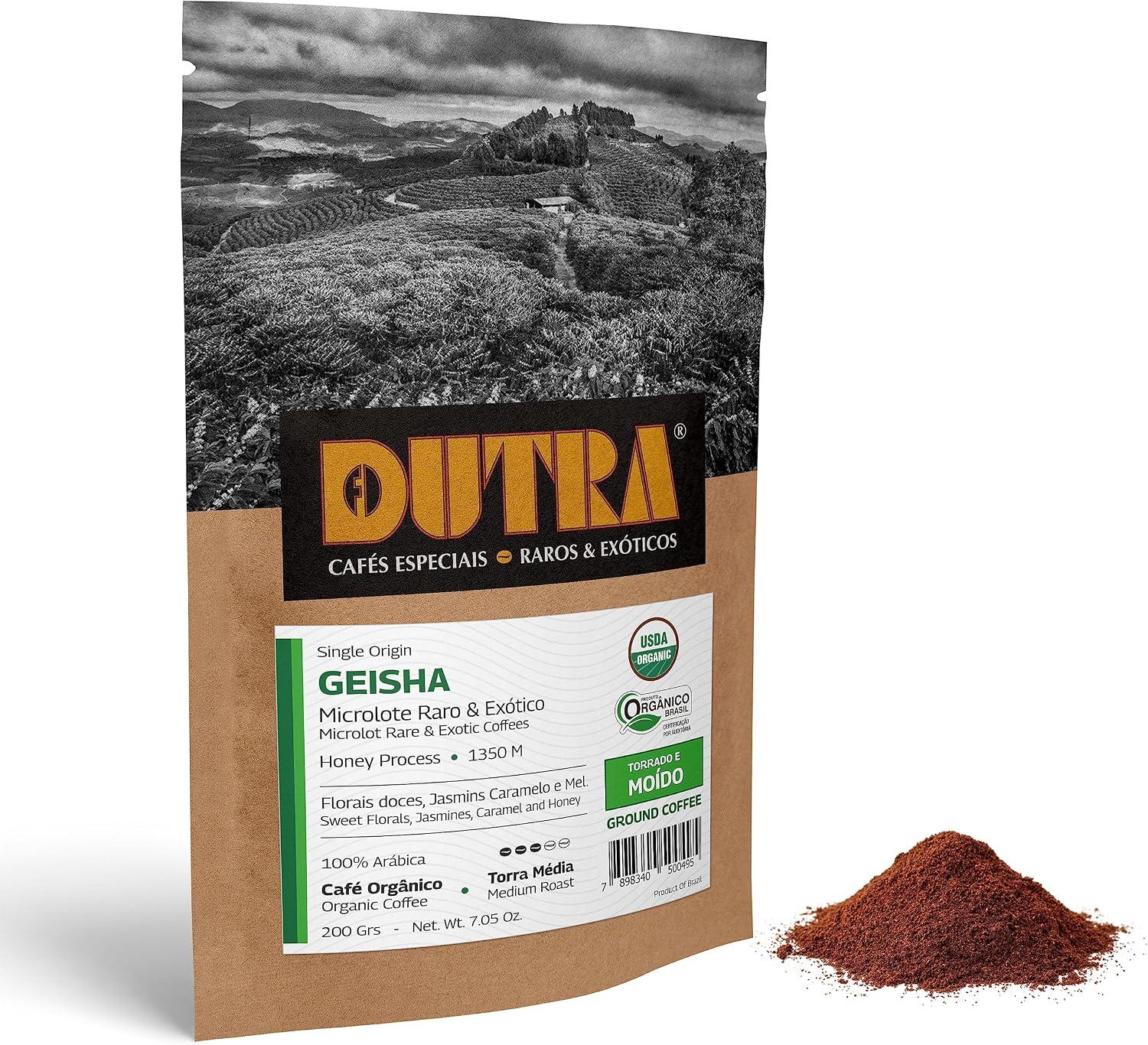 Café Dutra Geisha - Ogânico Especial Cafés Raros & Exóticos Torrado E Moído 200G