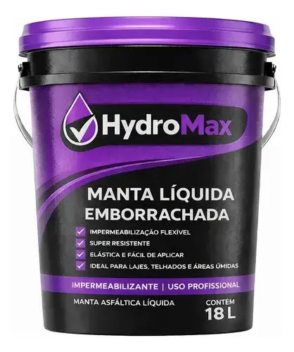 Manta Líquida 18kg Hydromax Para Residencial E Comercial