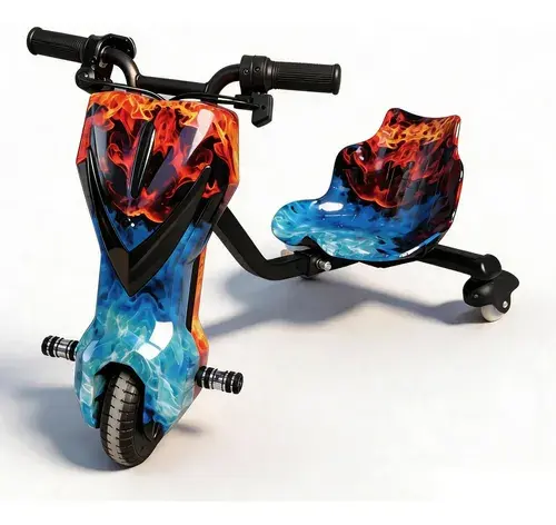 Patinete Elétrico 3 Rodas Triciclo Infantil Drift Bluetooth