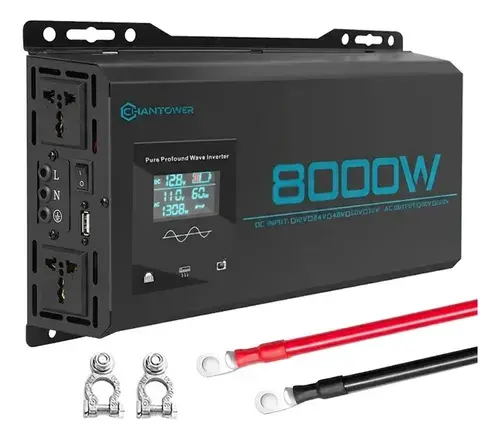 Inversor De Energia 12v 110v 8000w Onda Senoidal Pura