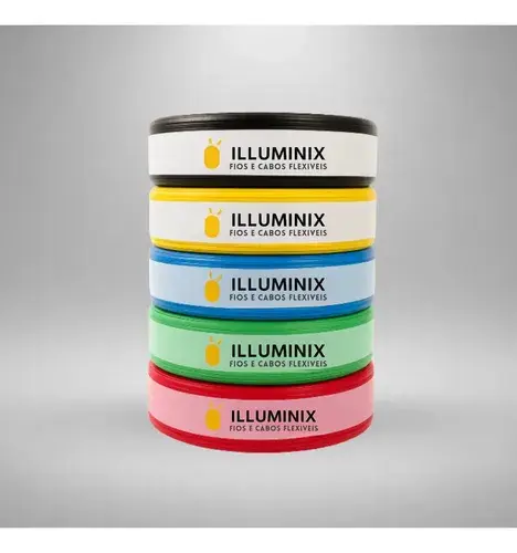 Cabo Flexível 2,5 Mm² Illuminix Rolo Com 100 Metros 750v Verde