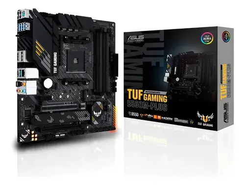 Placa Mãe Asus Tuf Gaming B550m Plus B550 Amd Am4 Matx Ddr4
