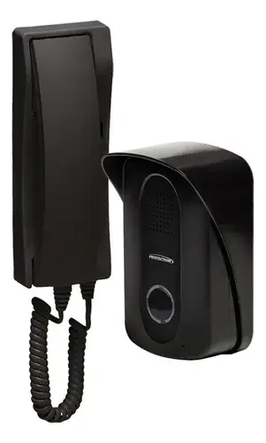 Porteiro Eletrônico Interfone Residencial Protection Pt-270 Cor Preto/preto