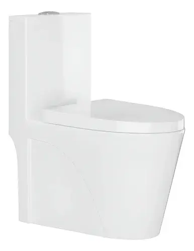 Vaso Sanitário Tubrax Monobloco VAB0002 Caixa Acoplada Completo Privada Cor Branco