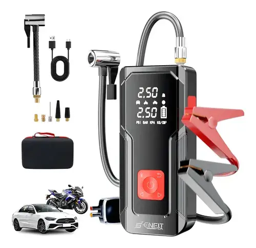 Auxiliar De Partida Automotivo Carregador Veicular Bateria