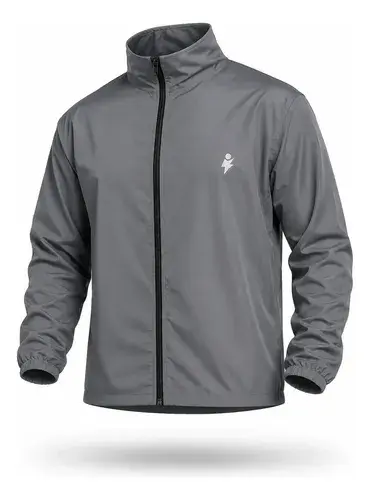 Casaco Corta Vento Frio Masculino Fitness Academia Com Ziper
