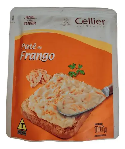 Patê De Frango 160g Cellier Pronto Para Servir