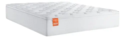 Colchão Casal CBP Inducol Molas Ensacadas Pillow Top 138x188x27cm Branco