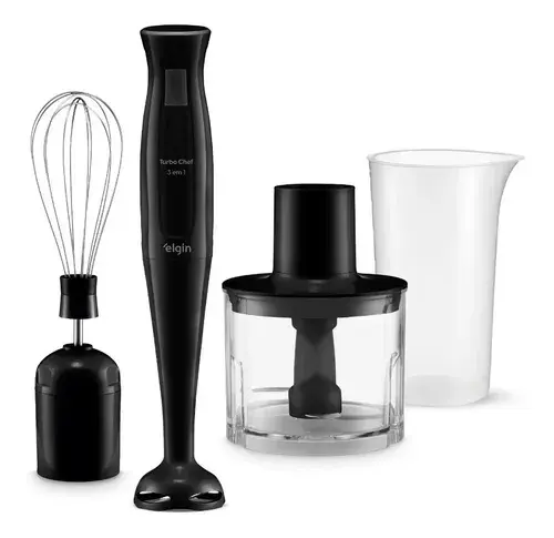 Mixer Vertical Turbo Chef Elgin 3 Em 1 200w Preto 110v Preto
