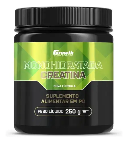 Creatina (250g) Monohidratada - Growth Supplements Sem Sabor