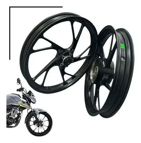 Par Roda Pé Galinha Liga Leve Titan 160 Cg160 Fan 160