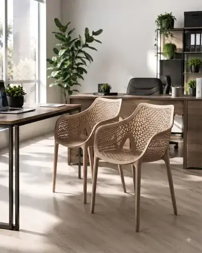 Kit 4 Cadeiras Suits Empilhável Ambiente Interno Externo
