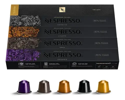 Cápsulas De Café Original Nespresso Variados - 50 Cápsulas