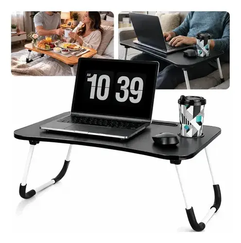 Mesa Apoio Dobrável Cama Sofá Para Notebook Tablet Mesinha