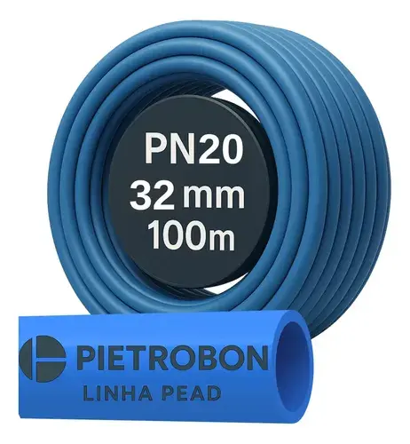 Mangueira PEAD Azul PN20 32mm para Água - 100m
