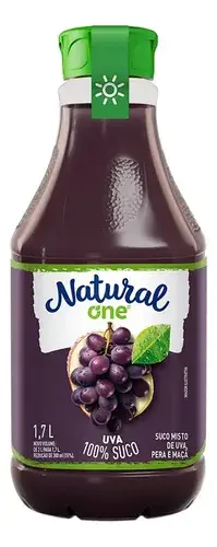 Suco de Uva, Maçã e Pêra Natural One Temperatura Ambiente 1.7L