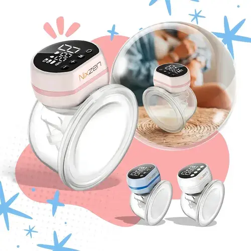 Bomba Materna Portátil Elétrica 24mm Sem Bpa Confortável Prático Bombinha de Tirar Leite Macio Garanta O Melhor Para Seu Bebê Não Precisa Segurar Ou Ficar Apertando Mãos Livres Elétrica Nixzen Branco