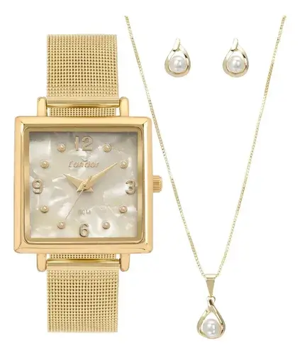 Kit Condor Feminino Dourado Co2035nhq/k4x Dourado Champanhe