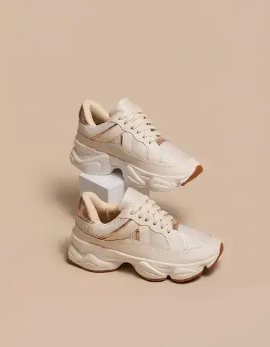 Tênis Feminino Plataforma Casual Chunky Macio Confortável