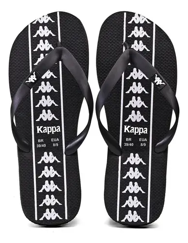 Chinelo Kappa Beach Adulto Unissex Em Borracha