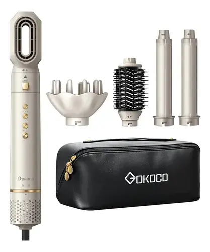 Secador De Cabelo 5 Em 1 Gokoco Gd031 Escova