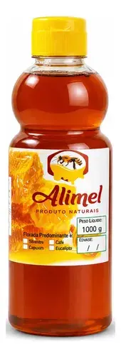 Mel Puro De Abelha Europa - 1 Bisnaga De 1kg - Promoção