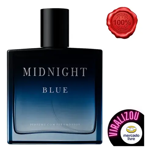 Perfume Magnético Masculino Midnight Blue Attraction 100ml