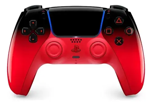 Controle Sem Fio Sony DualSense Hyperpop para PS5, Vermelho Techno Red