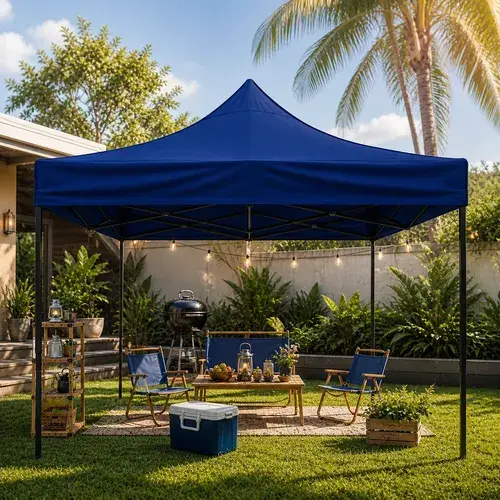 Tenda Sanfonada Gazebo 3x3 Articulada Pesca Praia Camping