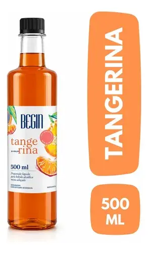 Xarope Tangerina 500ml Begin - Soda Italiana E Drinks