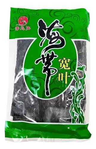 Kombu Inteiro Alga Marinha Desidratada Luoyuan 150g