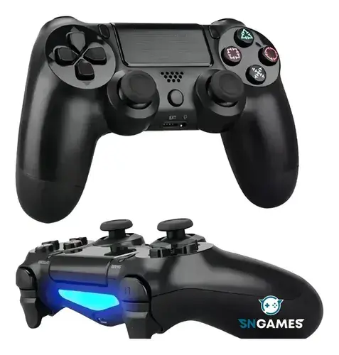 Controle Sem Fio Manete Bluetooth Joystick Para PS4 Tv Smart Samsung Pc Vídeo Game Celular com P2